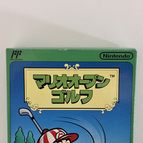 Mario Open Golf Nintendo Famicom NES 1991 CIB Box Manual Japan import