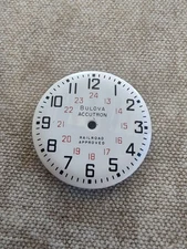 Genuine Gents Bulova Accutron (cal 214) Railroad Approved Dial, Nice!!