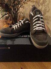 GREAT CONDITION MENS MERRELL RANT DASH BROWN SUEDE LEATHER TRAINER UK SZ 8 EU 42