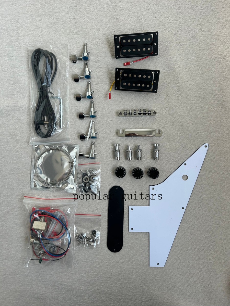 DIY Electric Guitar Kits Haze DKE 1958 Explorer 22Fret Mahogany