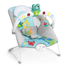Ocean-Themed Baby Bouncer Seat with Music, Lights Toys, Up to 20 lbs