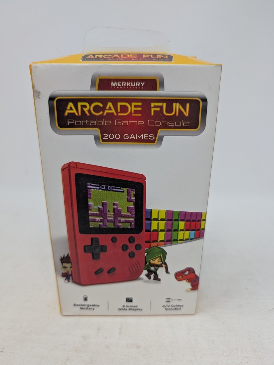 Merkury Innovations ARCADE FUN Portable Game Console - 200 Games