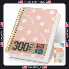 Spiral Notebook 300 Pages Hardcover B5 Writing Journal for Daily Use