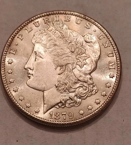 1879 S BU GEM MORGAN SILVER DOLLAR UNC  U.S. MINT MIRRORS PL