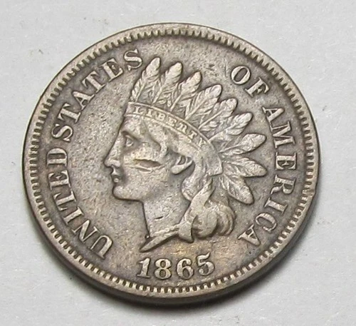 1865 INDIAN HEAD CENT,FULL LIBERTY, VERY NICE COIN!!!!(A1)