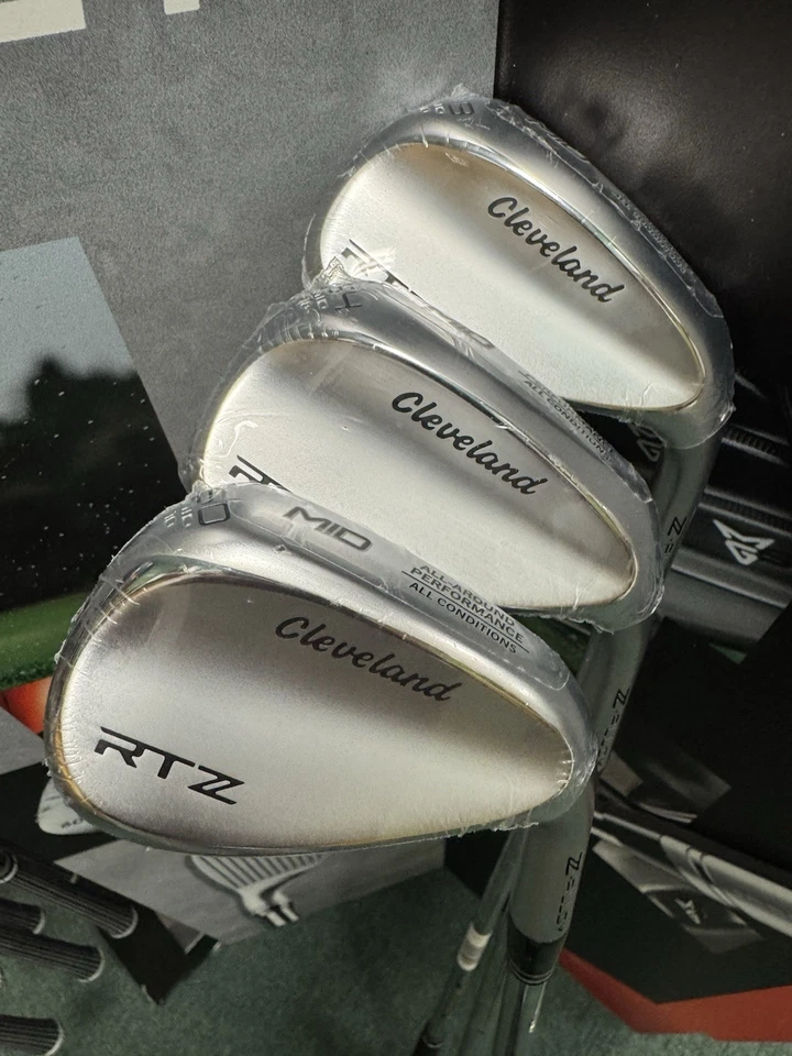 New! Cleveland RTZ Tour Satin  50*, 54*, 58* Wedge Set - All Mid Bounce - Image 2 of 4