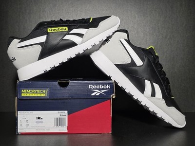 Reebok Glide unisex Sneaker Running Shoe Black Athletic Trainers Footwear size 7