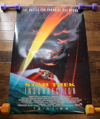 Star Trek Insurrection 1998 Original Movie Poster 27x40 Rolled Double Sided