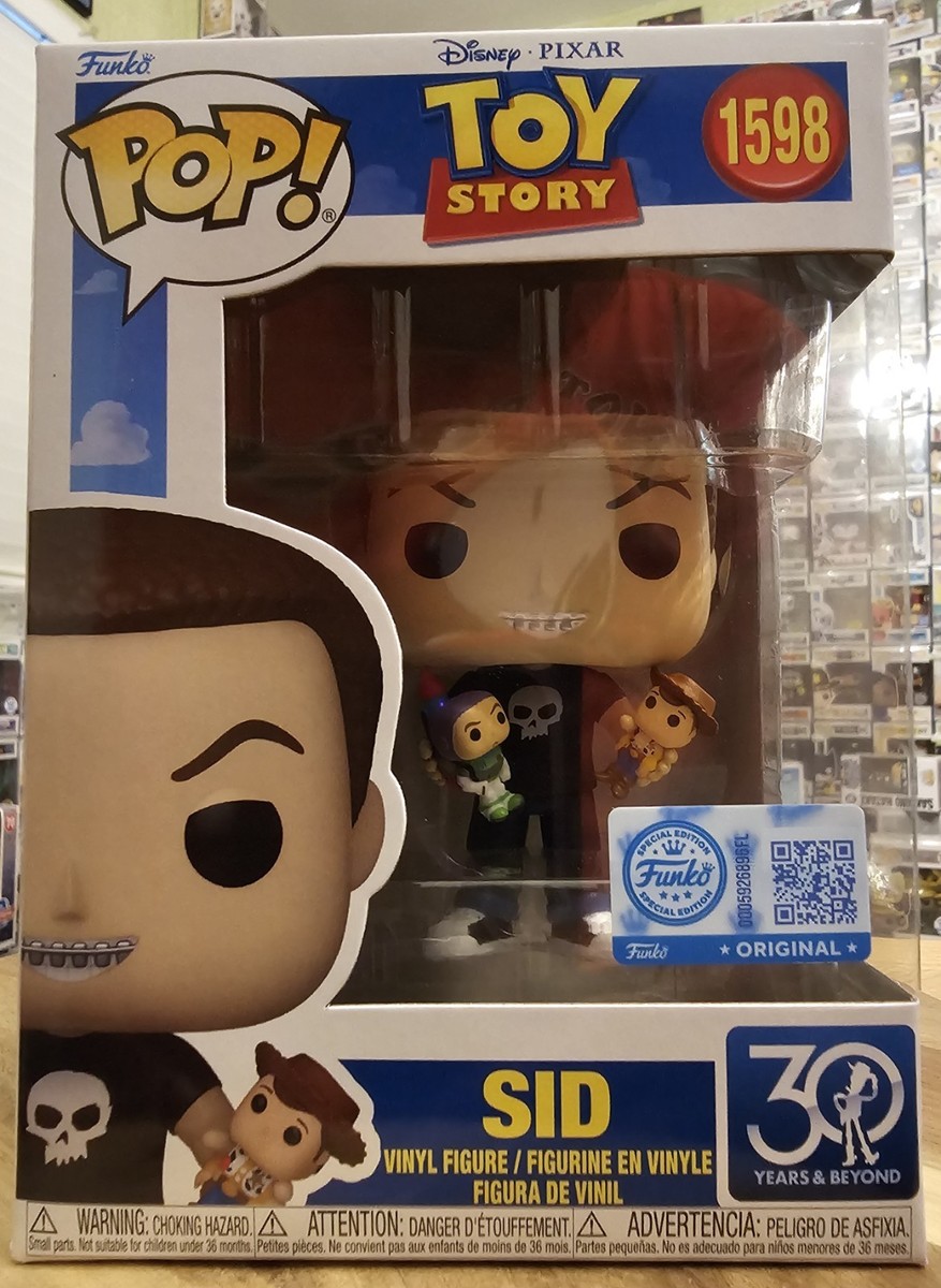 Funko Pop Pixar Toy Story Sid #1598 Funko Special Edition New Fast