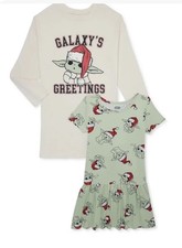 Star Wars Mandalorian Baby Yoda Grogu Girls Christmas Dresses 2-pack Small 6-6X