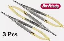 LOT Of 3 Castroviejo needle holder staright perma sharp 5.5" 14cm NH5020R