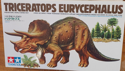 1:35 Triceratops Eurycephalus Tamiya