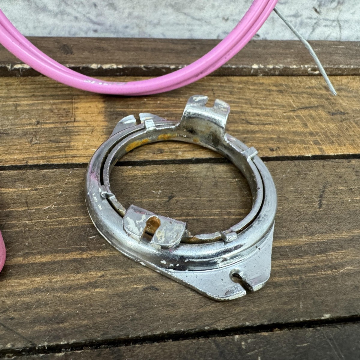 Vintage Odyssey Gyro BMX Parts Pink Detangler Rotor Cable Bubble