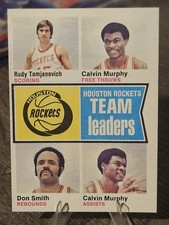1974-75 Topps - Calvin Murphy, Rudy Tomjanovich, Don Smith #88