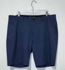 Travis Mathew Starnes Stretch Performance Mens Shorts 38 Navy Pockets Logo