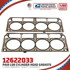 LS9 Cylinder Head Gaskets Set 2 Turbo MLS Multi Layer 4.100 for GM LS1 LS2 LS3