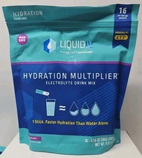 Liquid IV Hydration Multiplier Acai Berry Electrolyte Drink 16 Stick BB 10/17/25