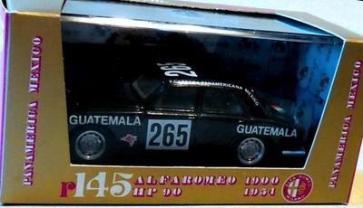 Alfa Romeo 1900 Carrera Panamericana Mexico #265 ''black'' Brumm R145 NEU in OVP