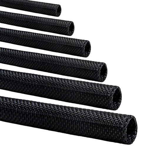 Split Braided Cable Sleeve Nylon Self Wrap Wire Loom Cord Management Protector