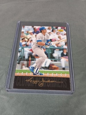 1993 Upper Deck Jose Canseco ''Reggie Jacksons Clutch Performers'' #R4 N/M.