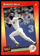 1992 Triple Play Roberto Kelly New York Yankees #72