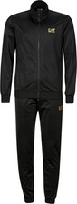 EA7 TUTA Herren Schwarz Trainingsanzug Sport Training (PJHCZ-8NPV65-208)
