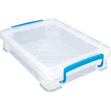 Advantus Super Stacker Clear Document Storage Box – Model 36873