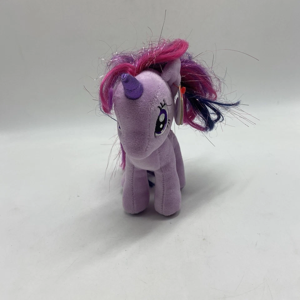 TY Beanie Babies My Little Pony Princesa Crepúsculo Brillo Peluche Unicornio 2015 Foto 2 de 4