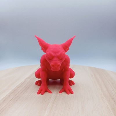 nachtleuchtend Gargoyle Halloween Guardian Farbe Rot Glow in the Dark Dekofigur