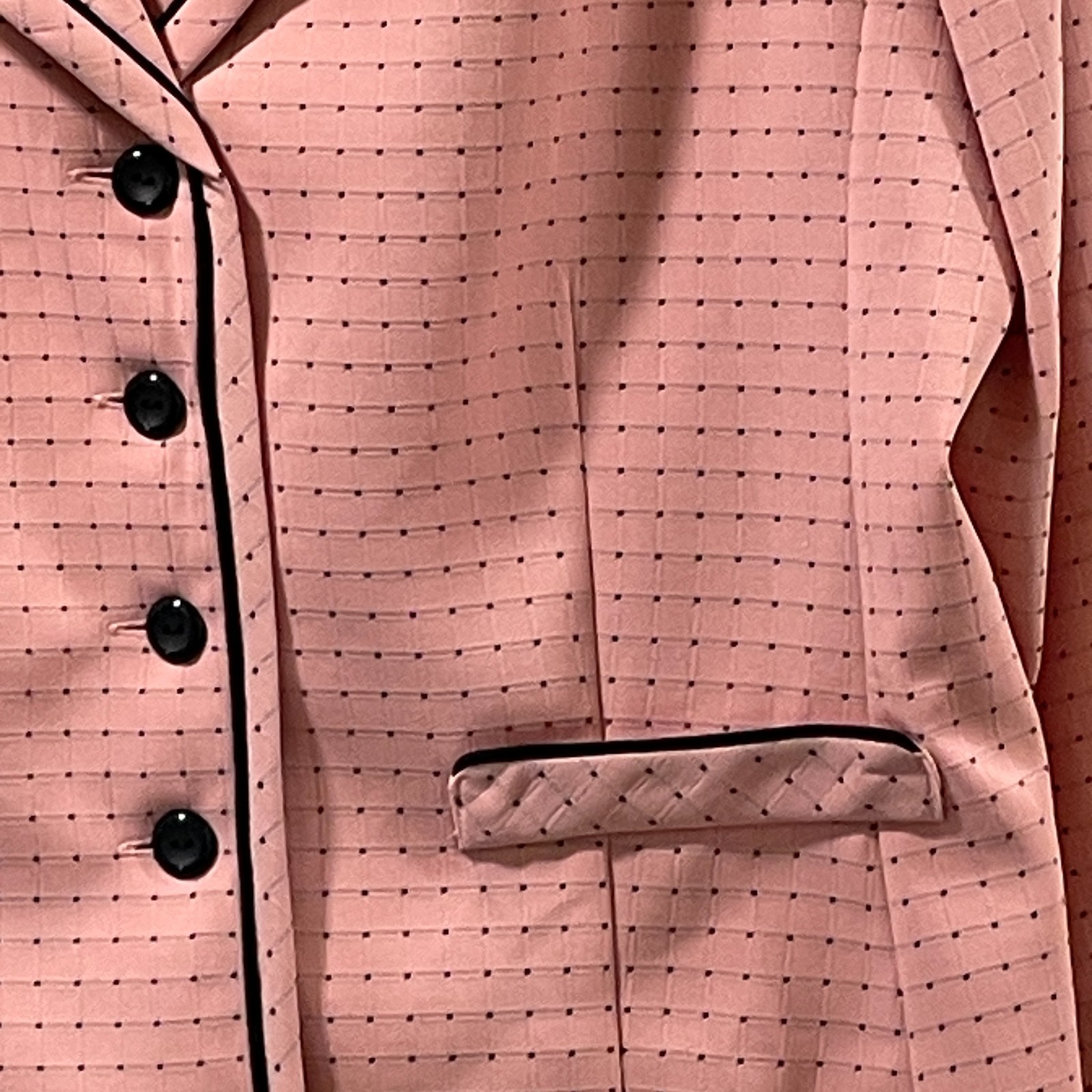 PERCEPTIONS Long Sleeve Button Down Blazer Textur… - image 3