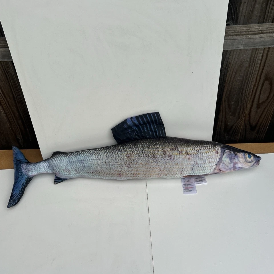 Meradiso stuffed Fish 🐟 Shaped Cushion Decorative Pillows Man Cave. - Image 4 of 4