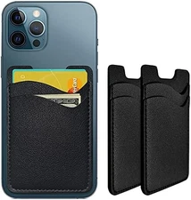 Stick On Leather Phone Wallet Card Holder For Phone Case