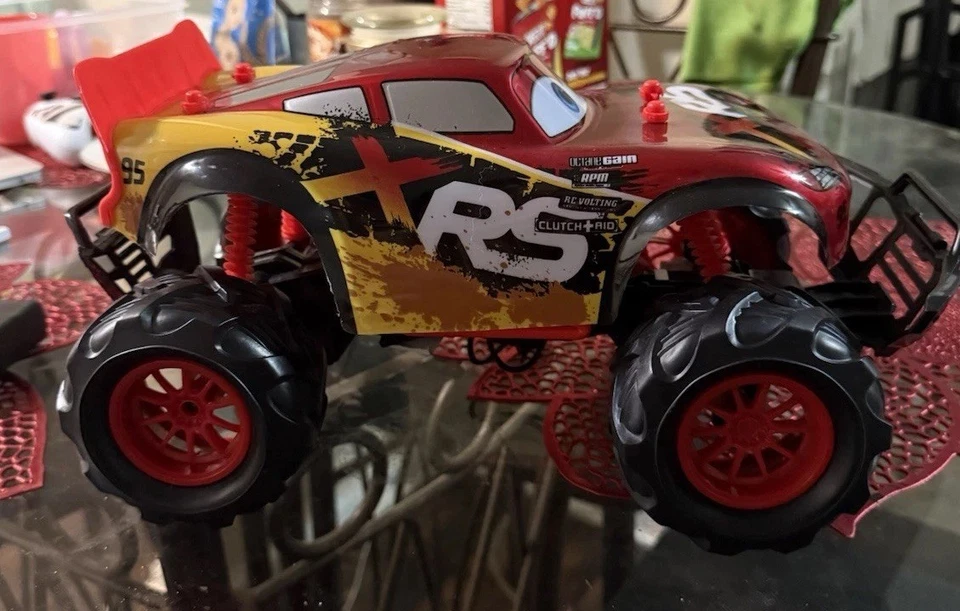 Lightning McQueen RC Car Disney Pixar Cars (CAR ONLY) - Image 3 of 4