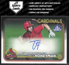 2024 Topps Pro Debut Travis Honeyman PD-77 Auto St. Louis Cardinals