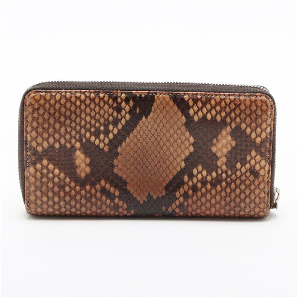 Gucci Long Wallet zip around python no box excellent free shipping eBay