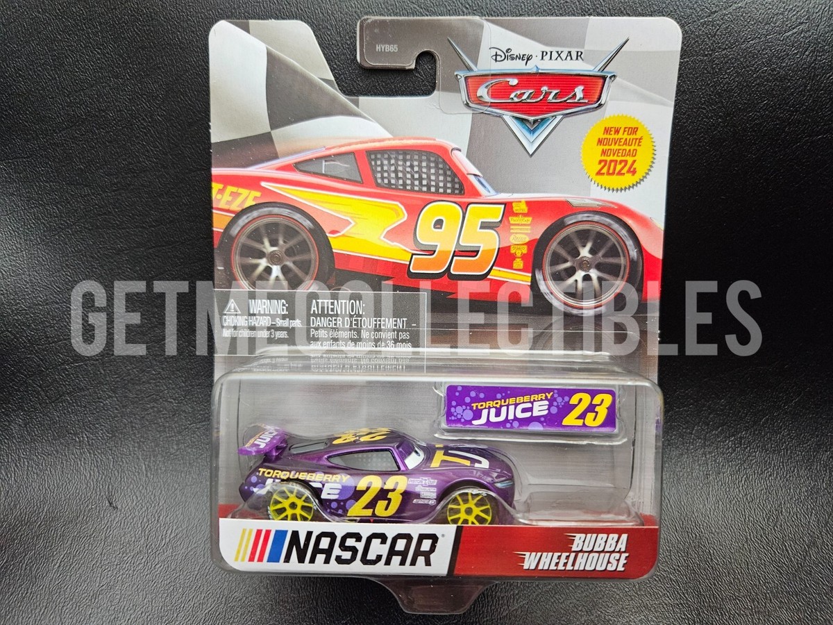 DISNEY CARS NASCAR SERIES BUBBA WHEELHOUSE TORQUBERRY METAL 2024