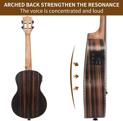 Versatile Electric Ukulele Bundle for Left-Handed Beginners - Exceptional Sound - Picture 8 of 9
