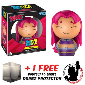 FUNKO DORBZ TEEN TITANS GO STARFIRE VINYL FIGURE + FREE