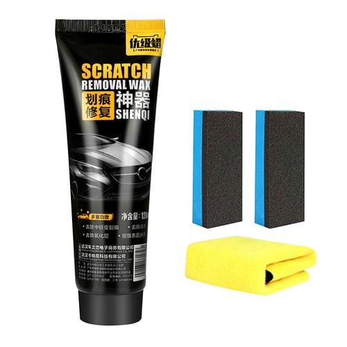 Car Scratch Remover Polishing Paste With Sponge Paint Care Scratch Repair Gift