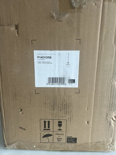 Generation Lighting 1 Light 12 inch Pendant, Oil Rubbed Bronze, P1461ORB - Picture 1 of 3