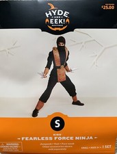 Fearless Force Ninja Costume. New, Size 4-7.