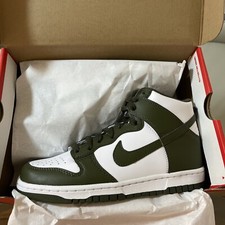 Nike Dunk High GS White Cargo Khaki Size 5.5Y DB2179-105