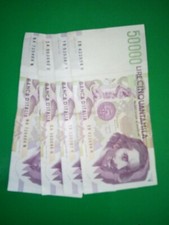  Banconote Repubblica   50,000 Bernini