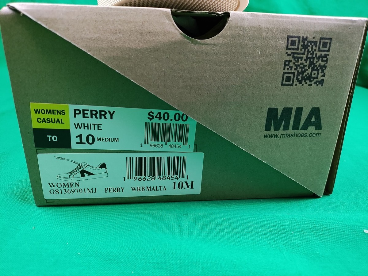 Mia Women's Casual Perry White GS1369701MJ 10 Medium | eBay