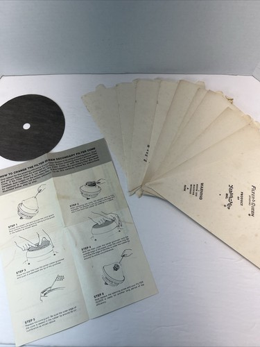 10 VTG Filter Queen HealthMor Vacuum Replacement Filter Package Cone Bagless Bag - Picture 2 of 9