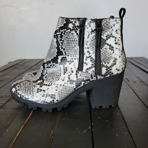gray snake booties