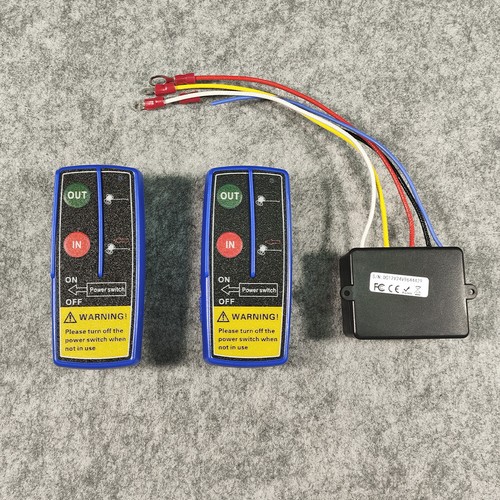 Wireless Winch Remote Control Kit 12-24V Receiver 100ft Twin Switch - Picture 4 of 8