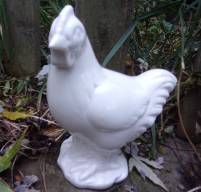 Latex chicken rooster mold plaster concrete cement rubber mould  6''Hx4.5''Lx3''W
