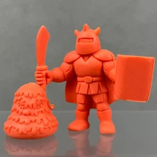 1986 Bandai Legend of Zelda Zol & Darknut Orange Keshi Rubber Eraser Figure Lot