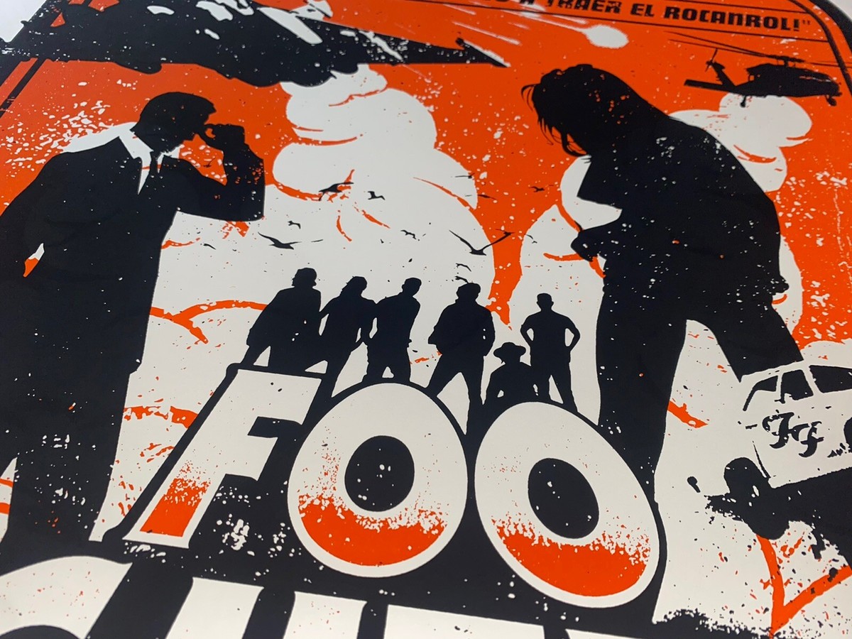 Foo Fighters Poster Bridgestone Arena Nashville 2017 Official